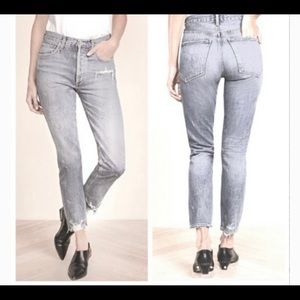 Agolde High Rise Women Jeans in Light Blue